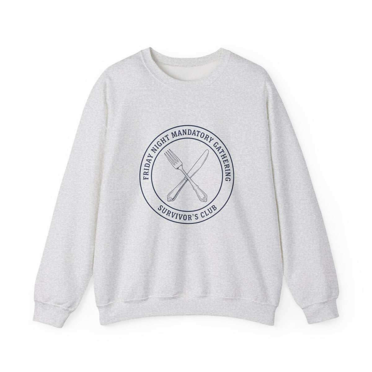 Friday Night Survivor's Club Sweatshirt, Unisex Crewneck, Cozy Sweater, Unique Gift for Friends