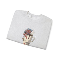 Cozy Movie Night Sweatshirt – Perfect for Book Lovers, Gift for Film Buffs, Unisex Crewneck, Relaxation, Cozy Vibe