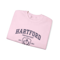 Hartford Prep Crewneck Sweatshirt | Cozy Unisex Pullover for School, Gifts, Graduation, Casual Wear, Comfortable Lounge