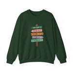 Cozy Directional Sweatshirt | Perfect for Coffee Lovers, Gift for Friends, Casual Fashion, Travel Vibes, Trendy Layering