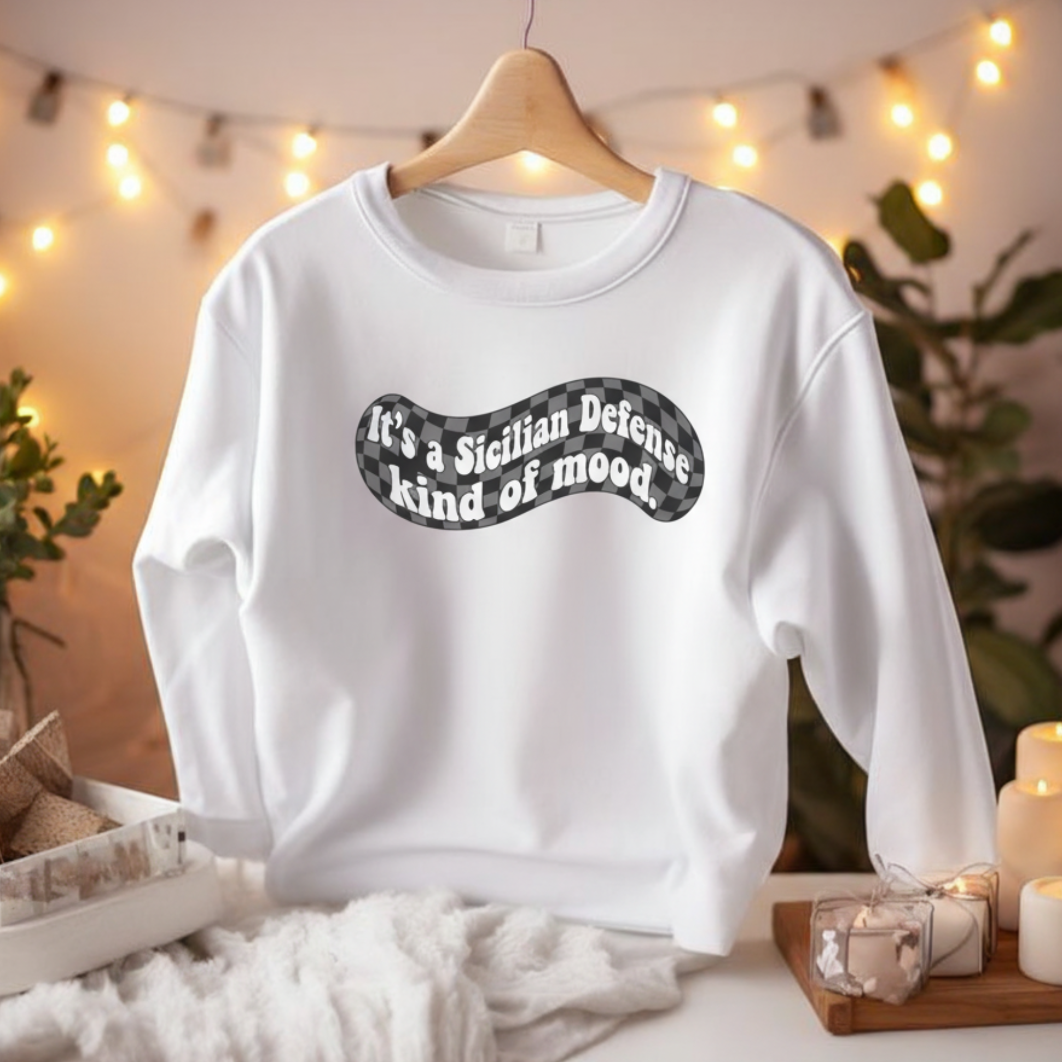 Chess Sweatshirt - Unisex Heavy Blend™, Mood Apparel, Gift for Friends, Casual Wear, Cozy Style, Perfect for Chess Lovers