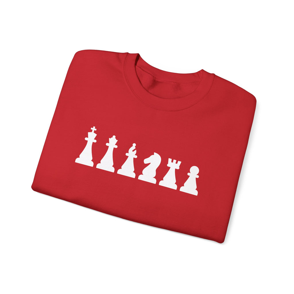 Chess Piece Sweatshirt, Unisex Cozy Crewneck for Chess Lovers, Perfect Gift for Gamers, Casual Wear, Chess Tournament, Strategy Enthusiasts
