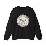 Butterfly Inn Crewneck Sweatshirt, Cozy Gift, Nature Lover Apparel, Unique Travel Souvenir, Fall Fashion Top, Unisex Sweatshirt