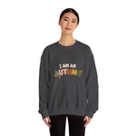 Autumn-Themed Unisex Crewneck Sweatshirt, Cozy Fall Apparel, Perfect for Thanksgiving, Autumn Vibes Gift, Seasonal Wardrobe Essential