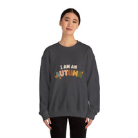 Autumn-Themed Unisex Crewneck Sweatshirt, Cozy Fall Apparel, Perfect for Thanksgiving, Autumn Vibes Gift, Seasonal Wardrobe Essential